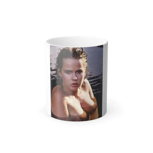 Linda Blair #253 - Topless (Vintage Female Icon) Color Changing Mug 11oz 11oz - Go Mug Yourself