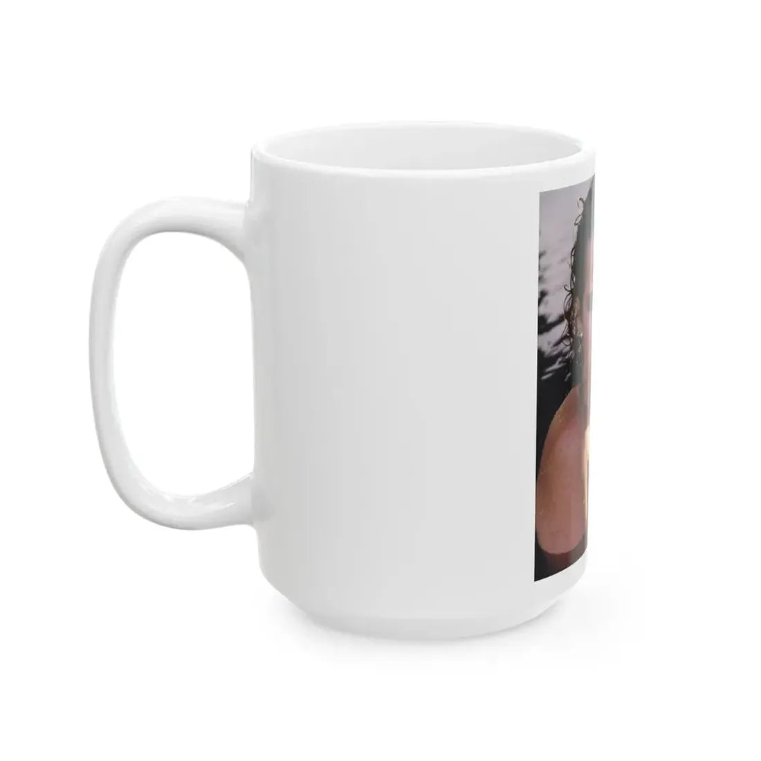 Linda Blair #253 - Topless (Vintage Female Icon) White Coffee Mug - Go Mug Yourself