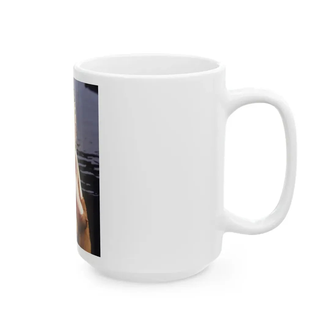 Linda Blair #253 - Topless (Vintage Female Icon) White Coffee Mug - Go Mug Yourself