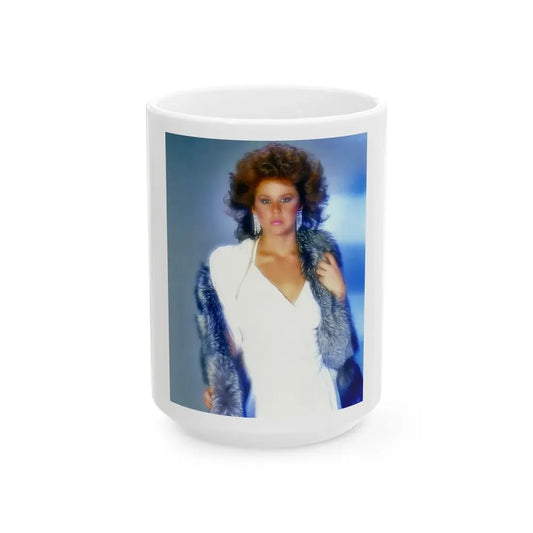 Linda Blair #257 (Vintage Female Icon) White Coffee Mug 15oz - Go Mug Yourself