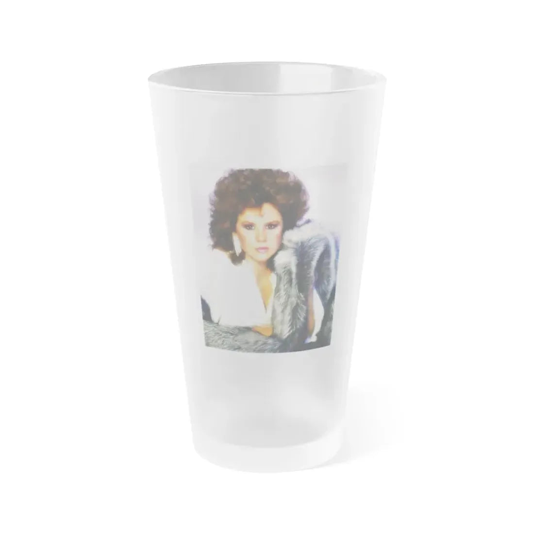 Linda Blair #258 (Vintage Female Icon) Frosted Pint Glass 16oz 16oz Frosted - Go Mug Yourself