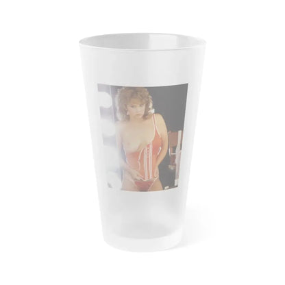 Linda Blair #259 - Partially Topless (Vintage Female Icon) Frosted Pint Glass 16oz 16oz Frosted - Go Mug Yourself