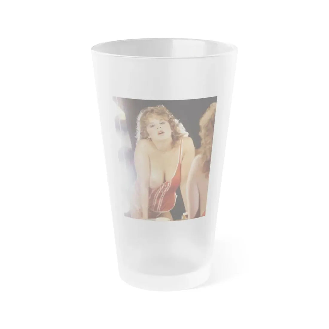 Linda Blair #260 - Partially Topless (Vintage Female Icon) Frosted Pint Glass 16oz 16oz Frosted - Go Mug Yourself