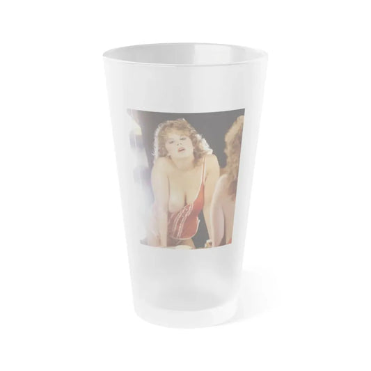 Linda Blair #260 - Partially Topless (Vintage Female Icon) Frosted Pint Glass 16oz 16oz Frosted - Go Mug Yourself