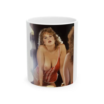 Linda Blair #260 - Partially Topless (Vintage Female Icon) White Coffee Mug 11oz - Go Mug Yourself