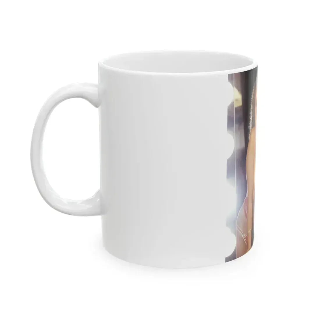 Linda Blair #260 - Partially Topless (Vintage Female Icon) White Coffee Mug - Go Mug Yourself