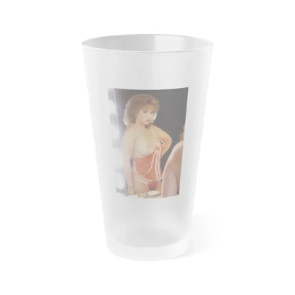 Linda Blair #261 - Partially Topless (Vintage Female Icon) Frosted Pint Glass 16oz 16oz Frosted - Go Mug Yourself