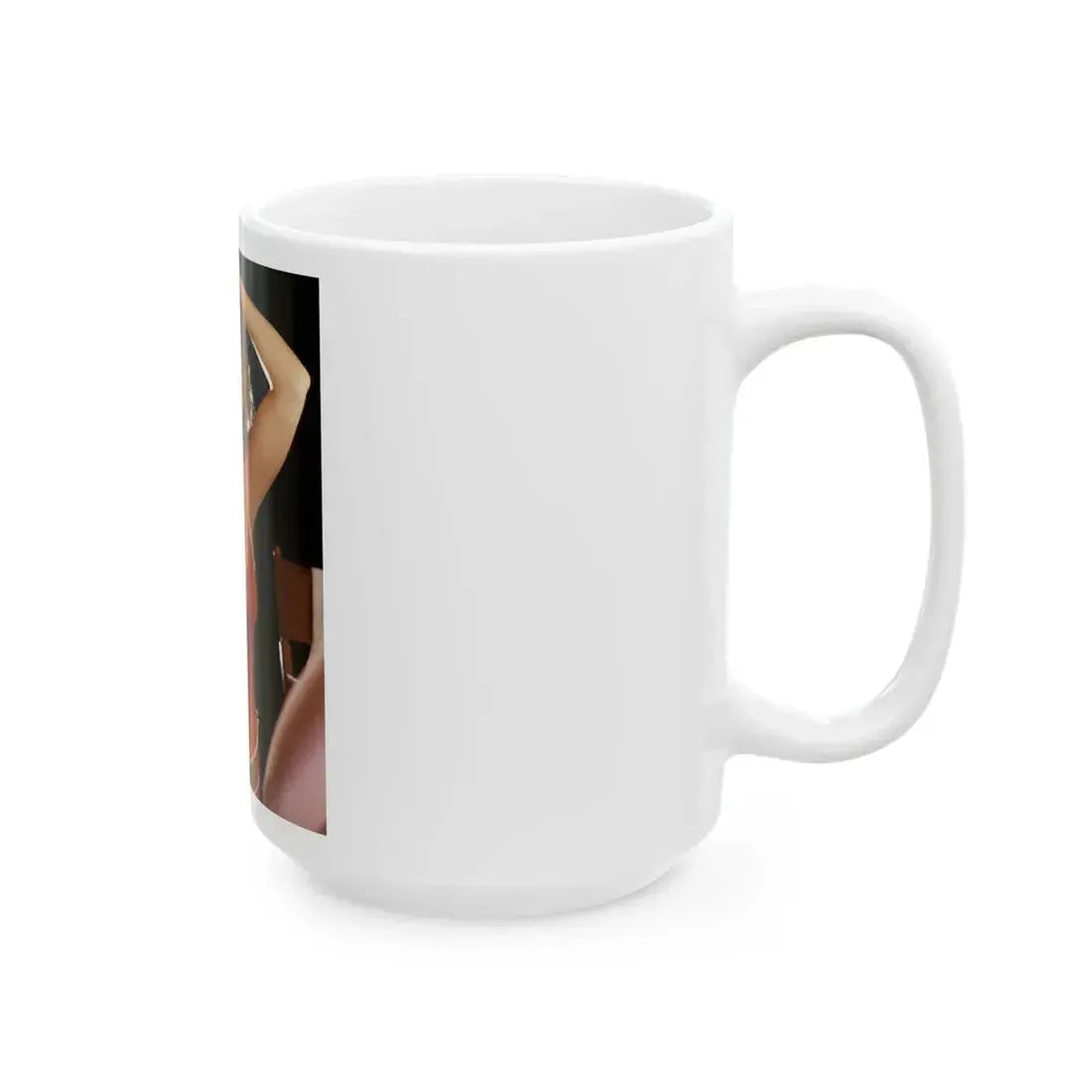 Linda Blair #262 - Partially Topless (Vintage Female Icon) White Coffee Mug - Go Mug Yourself