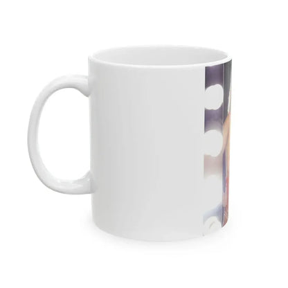 Linda Blair #262 - Partially Topless (Vintage Female Icon) White Coffee Mug - Go Mug Yourself