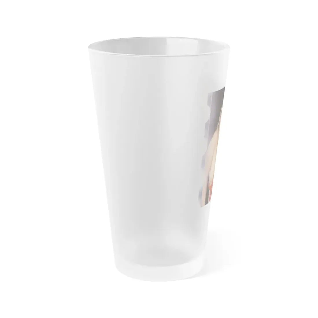Linda Blair #263 - Partially Topless (Vintage Female Icon) Frosted Pint Glass 16oz - Go Mug Yourself