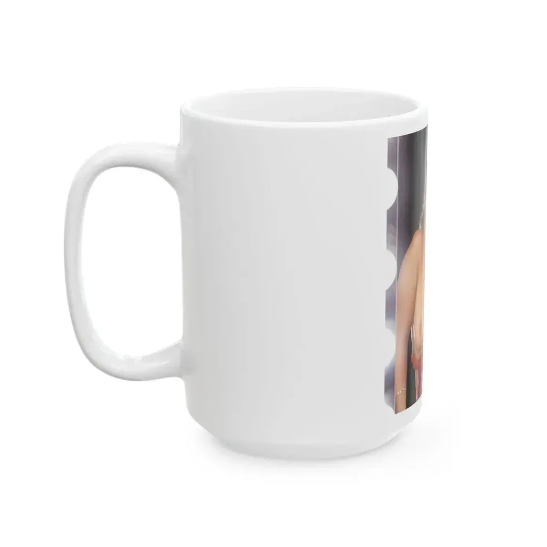 Linda Blair #263 - Partially Topless (Vintage Female Icon) White Coffee Mug - Go Mug Yourself
