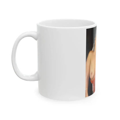 Linda Blair #264 - Partially Topless (Vintage Female Icon) White Coffee Mug - Go Mug Yourself