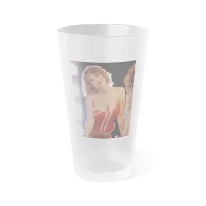 Linda Blair #265 - Partially Topless (Vintage Female Icon) Frosted Pint Glass 16oz 16oz Frosted - Go Mug Yourself