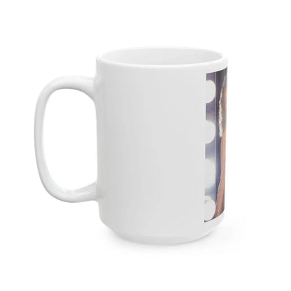 Linda Blair #265 - Partially Topless (Vintage Female Icon) White Coffee Mug - Go Mug Yourself