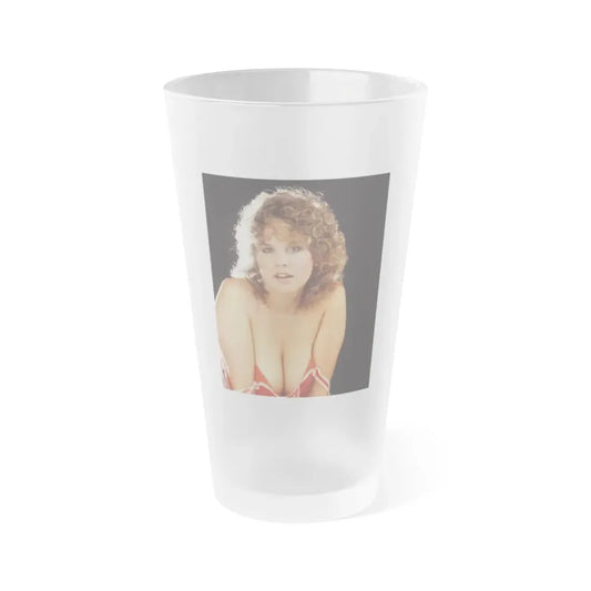 Linda Blair #266 - Partially Topless (Vintage Female Icon) Frosted Pint Glass 16oz 16oz Frosted - Go Mug Yourself