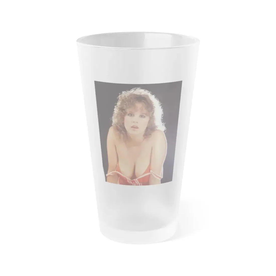 Linda Blair #267 - Partially Topless (Vintage Female Icon) Frosted Pint Glass 16oz 16oz Frosted - Go Mug Yourself