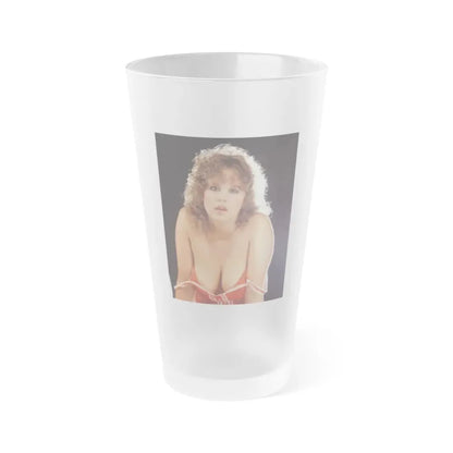 Linda Blair #267 - Partially Topless (Vintage Female Icon) Frosted Pint Glass 16oz 16oz Frosted - Go Mug Yourself
