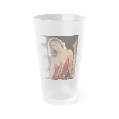 Linda Blair #268 - Partially Topless (Vintage Female Icon) Frosted Pint Glass 16oz 16oz Frosted - Go Mug Yourself