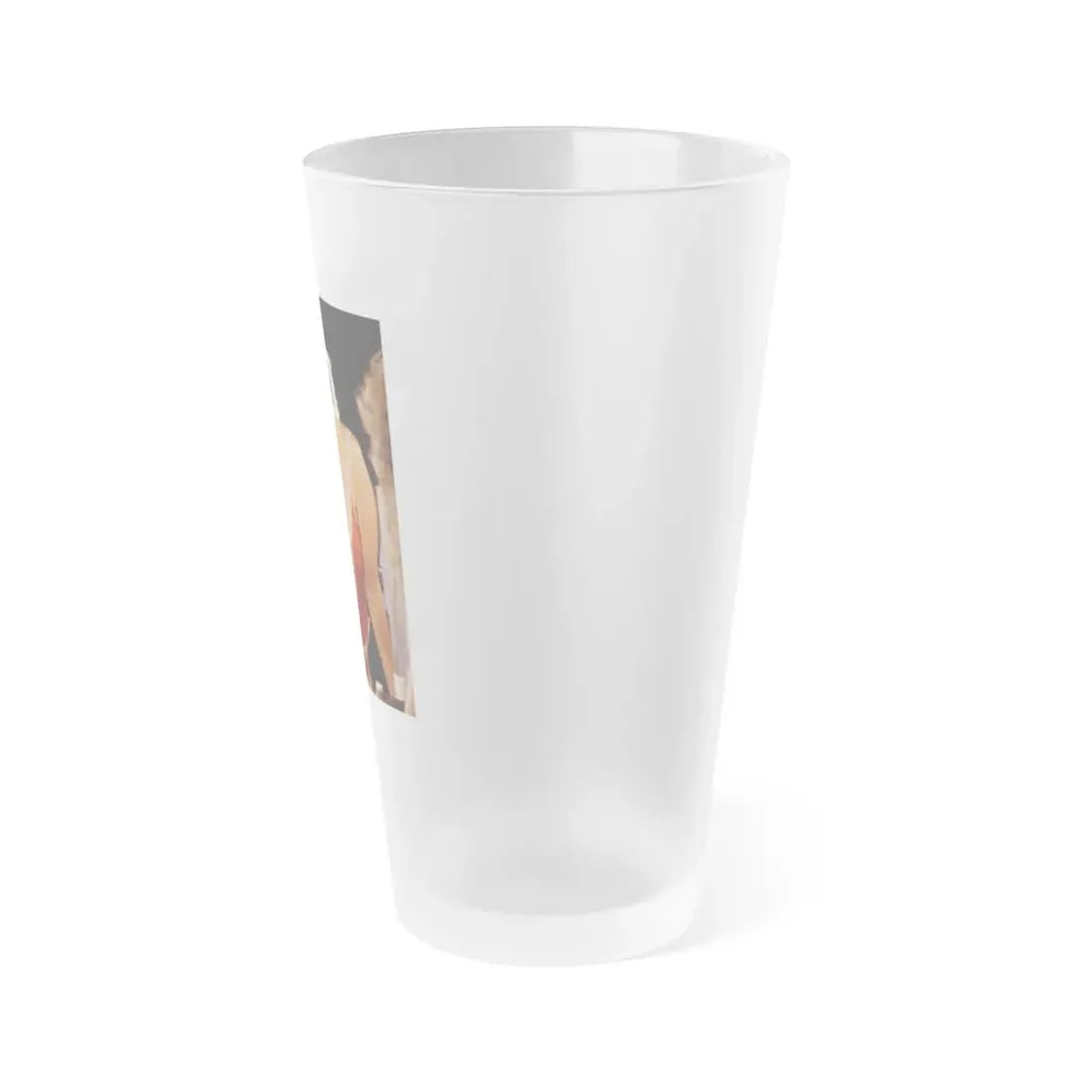 Linda Blair #268 - Partially Topless (Vintage Female Icon) Frosted Pint Glass 16oz - Go Mug Yourself