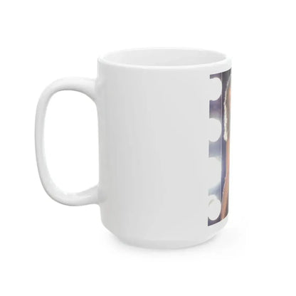Linda Blair #268 - Partially Topless (Vintage Female Icon) White Coffee Mug - Go Mug Yourself