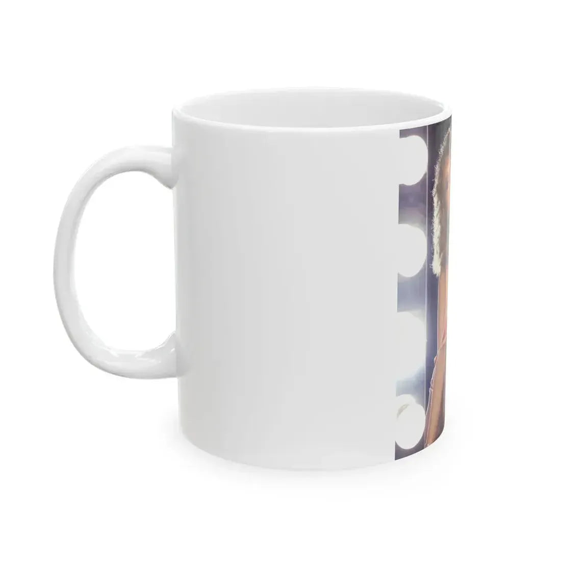 Linda Blair #268 - Partially Topless (Vintage Female Icon) White Coffee Mug - Go Mug Yourself