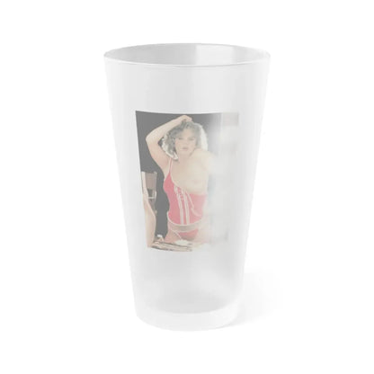 Linda Blair #269 - Partially Topless (Vintage Female Icon) Frosted Pint Glass 16oz 16oz Frosted - Go Mug Yourself
