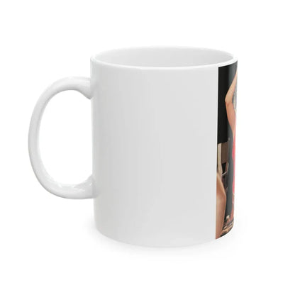 Linda Blair #269 - Partially Topless (Vintage Female Icon) White Coffee Mug - Go Mug Yourself