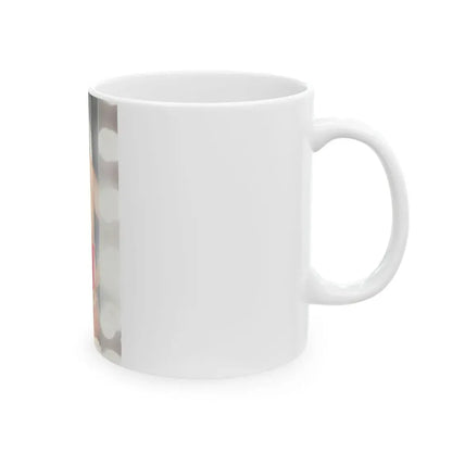 Linda Blair #269 - Partially Topless (Vintage Female Icon) White Coffee Mug - Go Mug Yourself