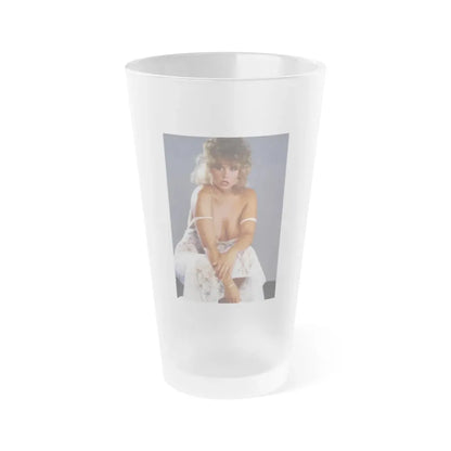Linda Blair #27 (Vintage Female Icon) Frosted Pint Glass 16oz 16oz Frosted - Go Mug Yourself