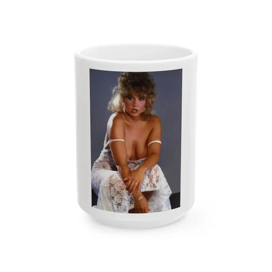 Linda Blair #27 (Vintage Female Icon) White Coffee Mug 15oz - Go Mug Yourself