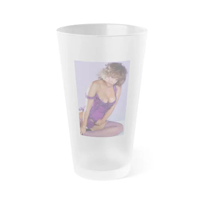 Linda Blair #270 - Partially Topless (Vintage Female Icon) Frosted Pint Glass 16oz 16oz Frosted - Go Mug Yourself