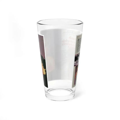 Linda Blair #272 - Kwik Mag. Spread (Vintage Female Icon) Pint Glass 16oz - Go Mug Yourself