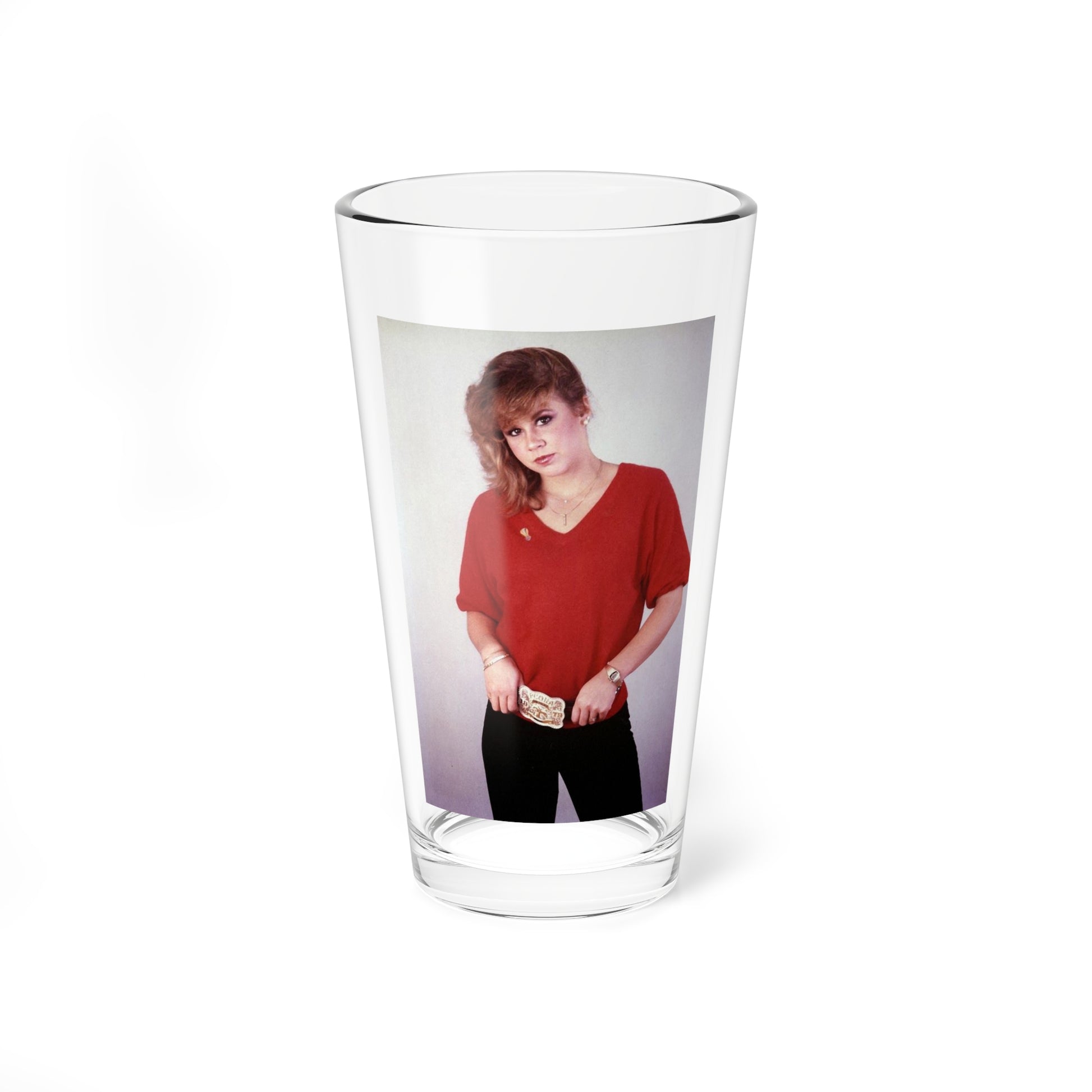 Linda Blair #273 (Vintage Female Icon) Pint Glass 16oz-16oz-Go Mug Yourself