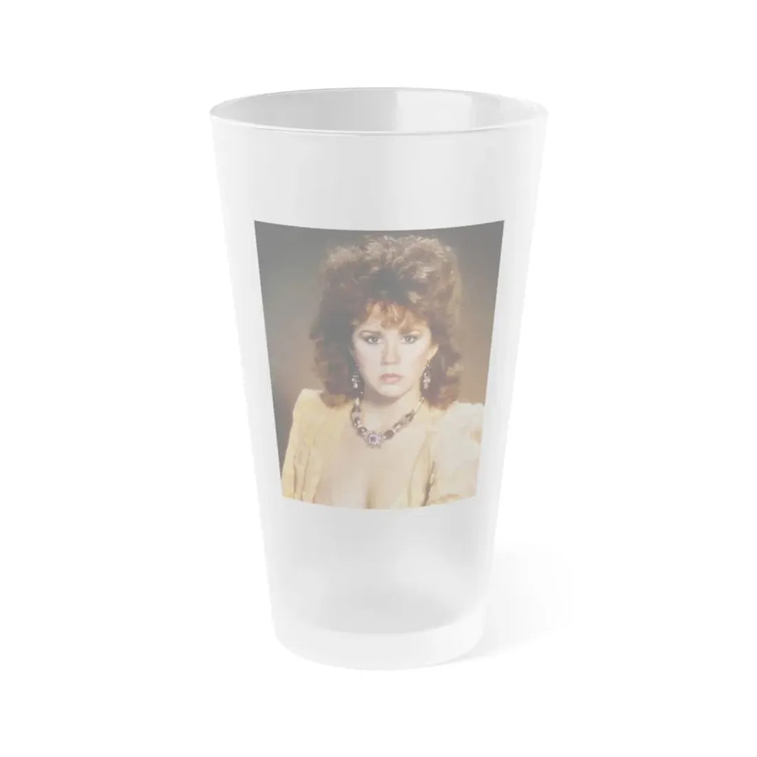 Linda Blair #274 (Vintage Female Icon) Frosted Pint Glass 16oz 16oz Frosted - Go Mug Yourself