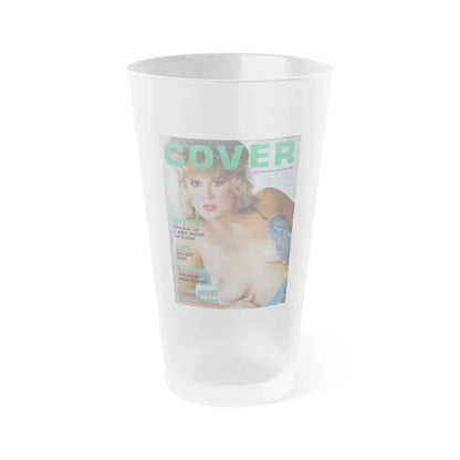 Linda Blair #275 - Mag. Cover (Vintage Female Icon) Frosted Pint Glass 16oz 16oz Frosted - Go Mug Yourself