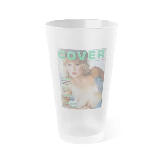 Linda Blair #275 - Mag. Cover (Vintage Female Icon) Frosted Pint Glass 16oz 16oz Frosted - Go Mug Yourself