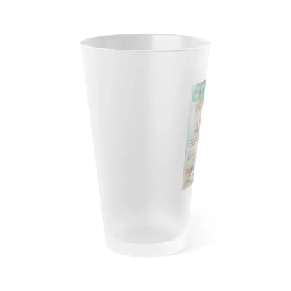 Linda Blair #275 - Mag. Cover (Vintage Female Icon) Frosted Pint Glass 16oz - Go Mug Yourself
