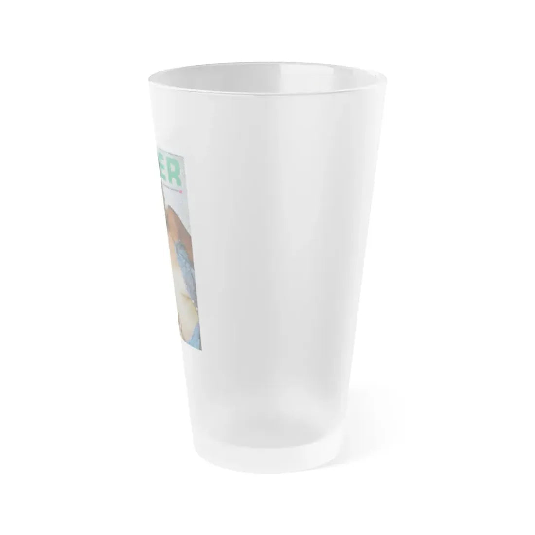 Linda Blair #275 - Mag. Cover (Vintage Female Icon) Frosted Pint Glass 16oz - Go Mug Yourself