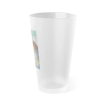 Linda Blair #275 - Mag. Cover (Vintage Female Icon) Frosted Pint Glass 16oz - Go Mug Yourself