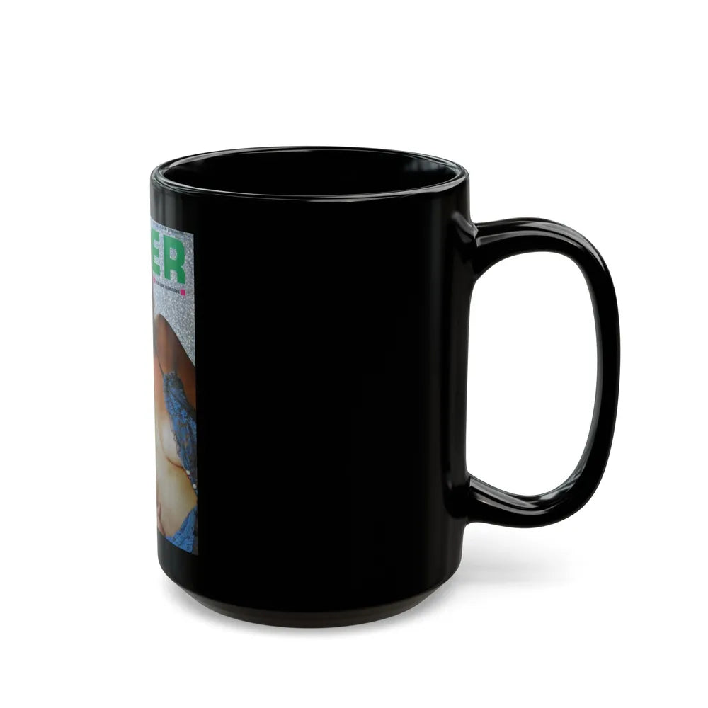 Linda Blair #275 - Mag. Cover (Vintage Female Icon) Black Coffee Mug-Go Mug Yourself