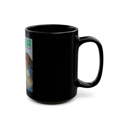 Linda Blair #275 - Mag. Cover (Vintage Female Icon) Black Coffee Mug-Go Mug Yourself