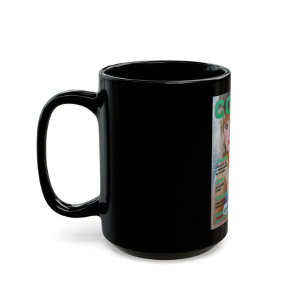 Linda Blair #275 - Mag. Cover (Vintage Female Icon) Black Coffee Mug-Go Mug Yourself