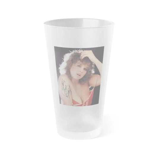 Linda Blair #281 (Vintage Female Icon) Frosted Pint Glass 16oz 16oz Frosted - Go Mug Yourself