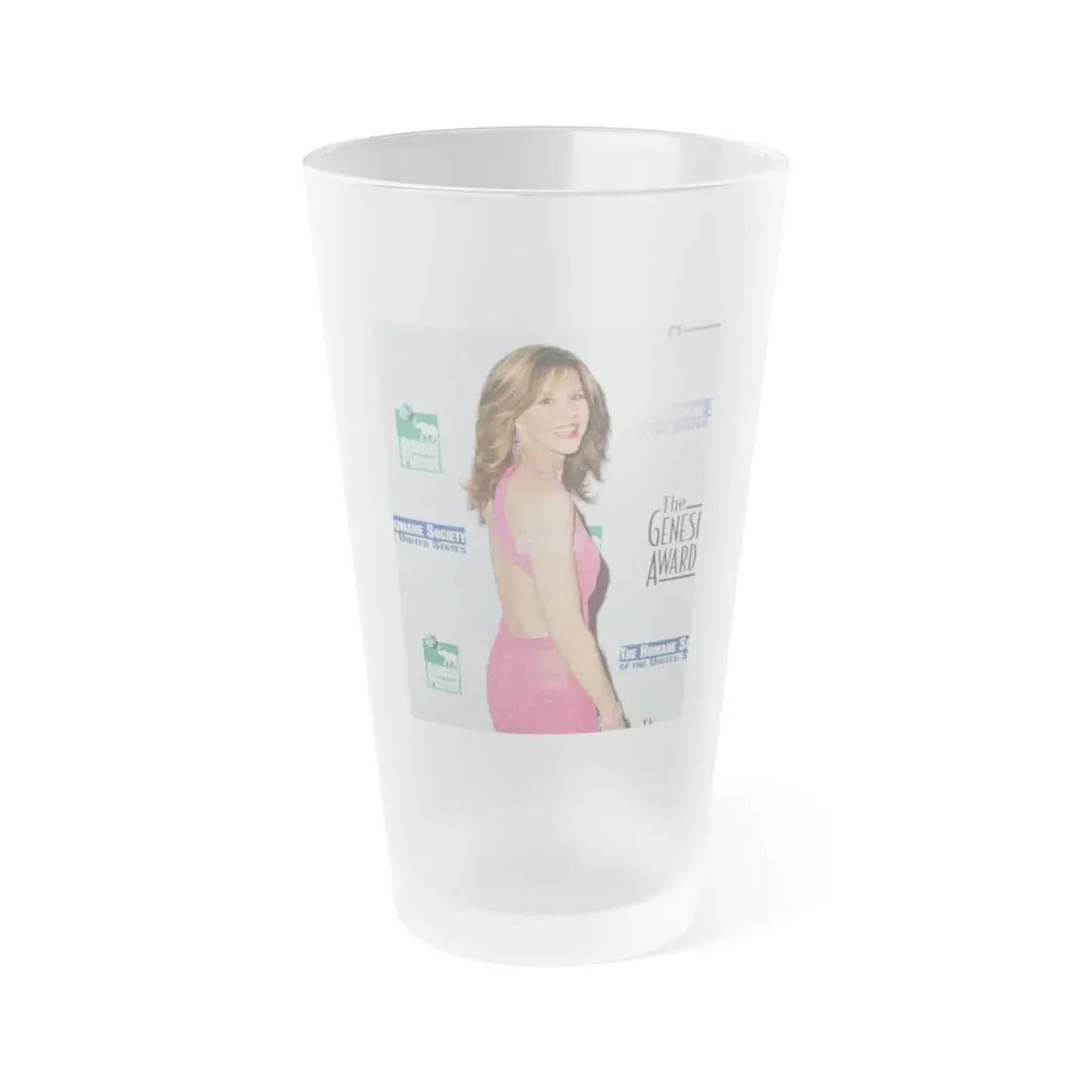 Linda Blair #282 (Vintage Female Icon) Frosted Pint Glass 16oz 16oz Frosted - Go Mug Yourself