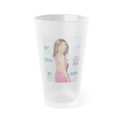 Linda Blair #282 (Vintage Female Icon) Frosted Pint Glass 16oz 16oz Frosted - Go Mug Yourself