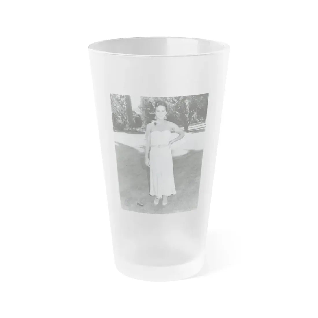 Linda Blair #285 (Vintage Female Icon) Frosted Pint Glass 16oz 16oz Frosted - Go Mug Yourself