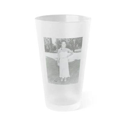 Linda Blair #285 (Vintage Female Icon) Frosted Pint Glass 16oz 16oz Frosted - Go Mug Yourself