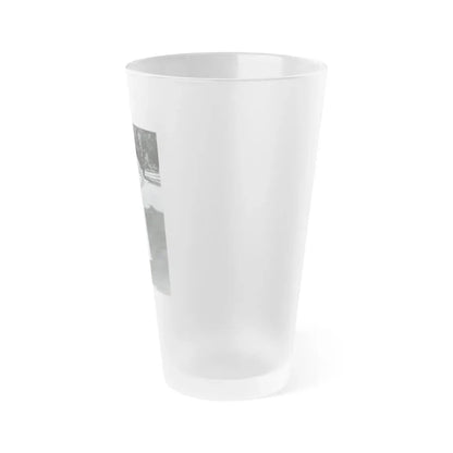 Linda Blair #285 (Vintage Female Icon) Frosted Pint Glass 16oz - Go Mug Yourself