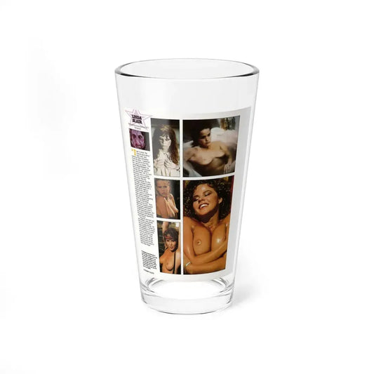 Linda Blair #299 - Celebrity Sleuth Mag. - 1 Page 6 Photos with, article (Vintage Female Icon) Pint Glass 16oz 16oz - Go Mug Yourself