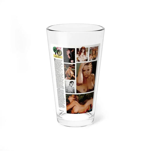 Linda Blair #301 - Celebrity Sleuth Mag. - 1 Page 7 Photos with, article (Vintage Female Icon) Pint Glass 16oz 16oz - Go Mug Yourself